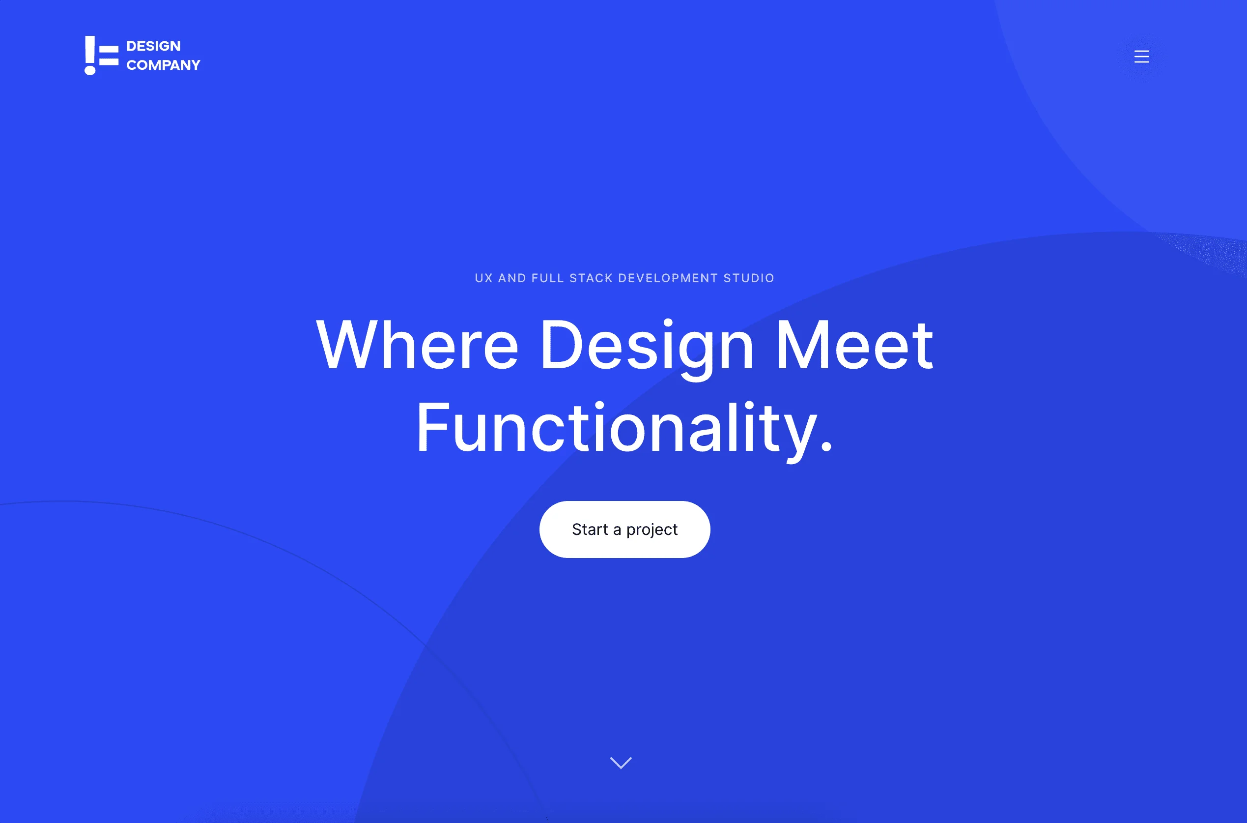 Portfolio website Not a Design Company - Agency