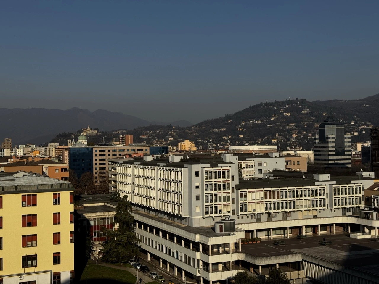 Vista panoramica sud dall'ufficio - Territorio PMI bresciano